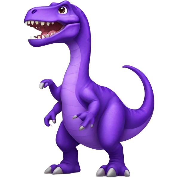 Purple dinosaur  emoji