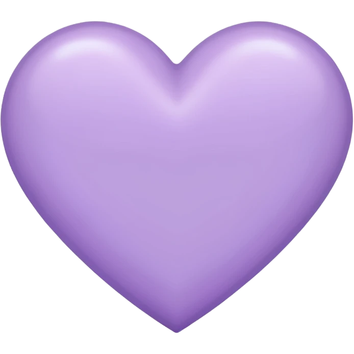 Now a pastel purple hear emoji