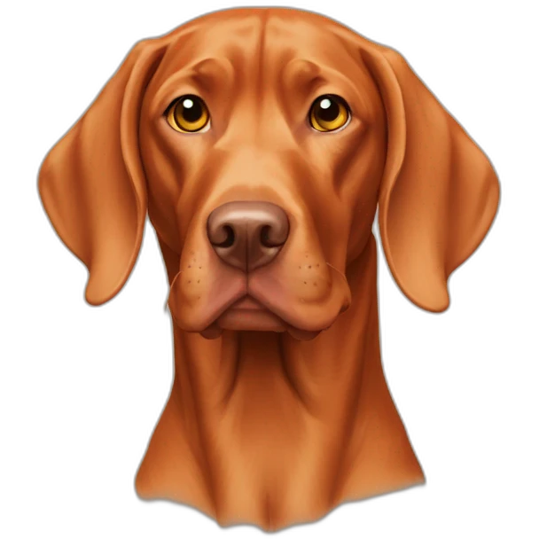 Orange vizsla emoji
