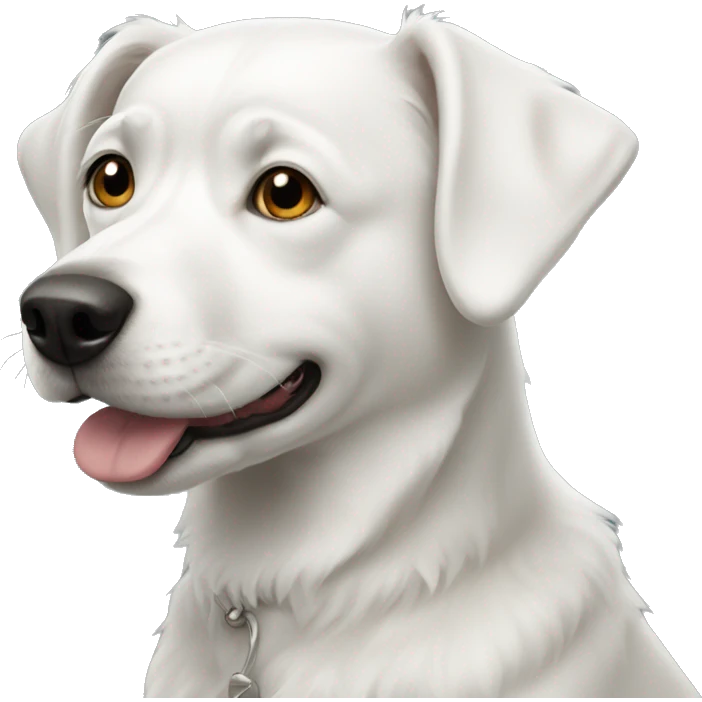 white dog emoji