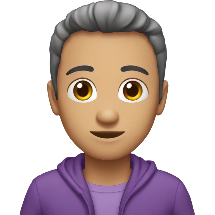 Lazo color lila emoji