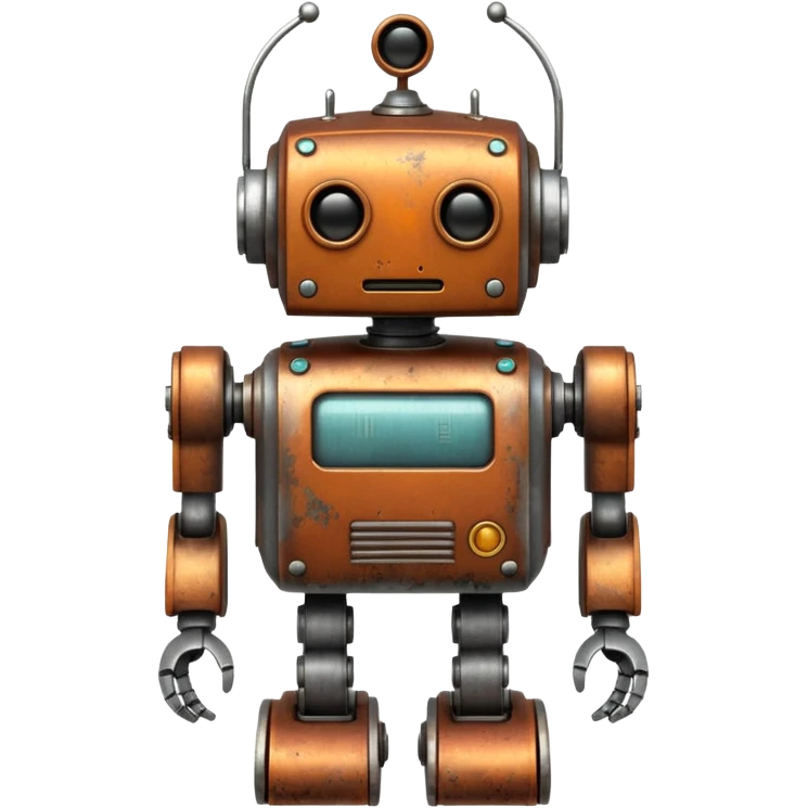 vintage Toy, robot, vintage collector. emoji