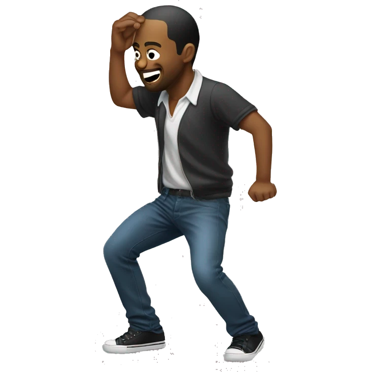 Guy twerking emoji
