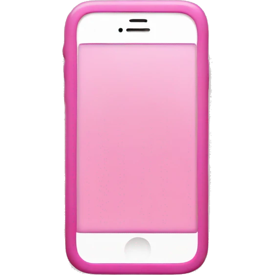 pink iphone emoji
