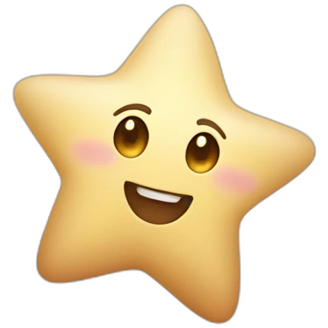 cute star shape emoji