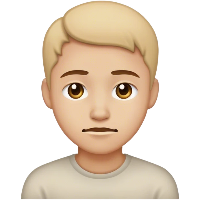 Sad smile emoji