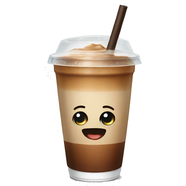 Ice coffee  emoji