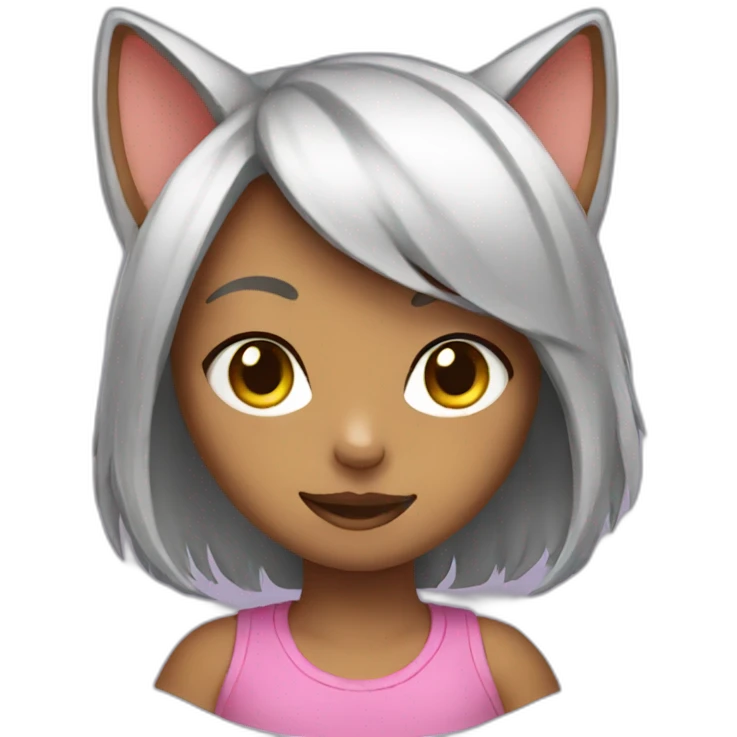 cat girl emoji