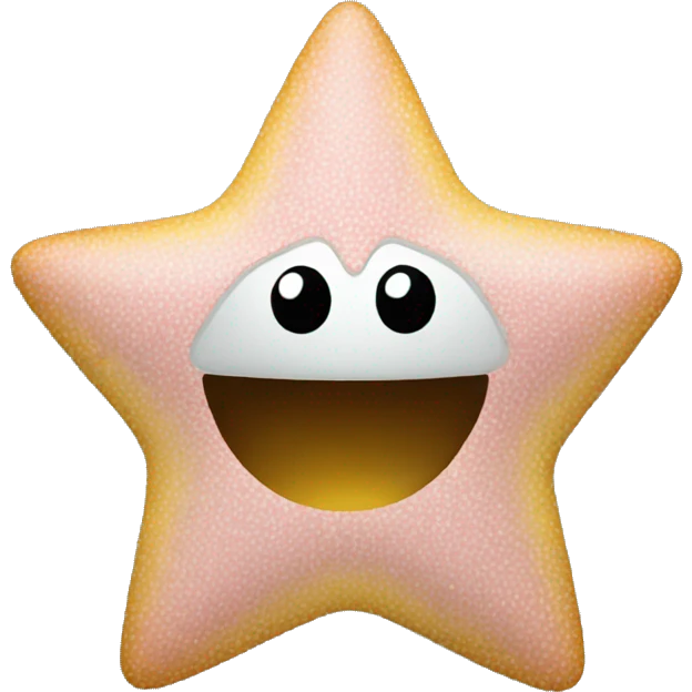 Half of a star emoji