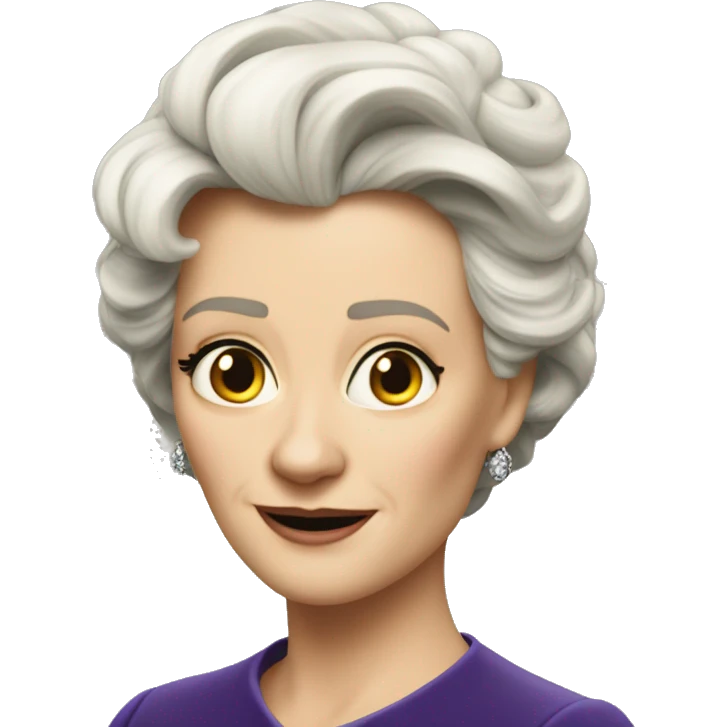 Ursula von der Leyenl very photorealistic emoji