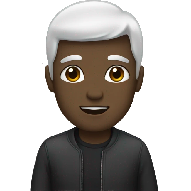 Black sticker emoji