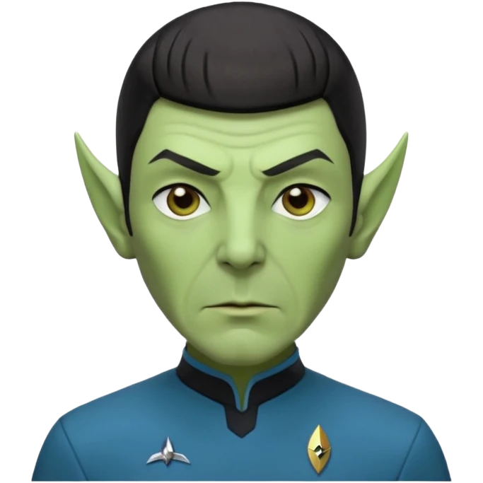 Star trek starfleet mr spock emoji