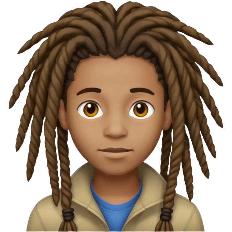 young black dreads emoji