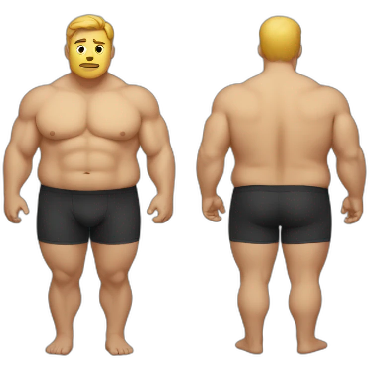 strong fat emoji