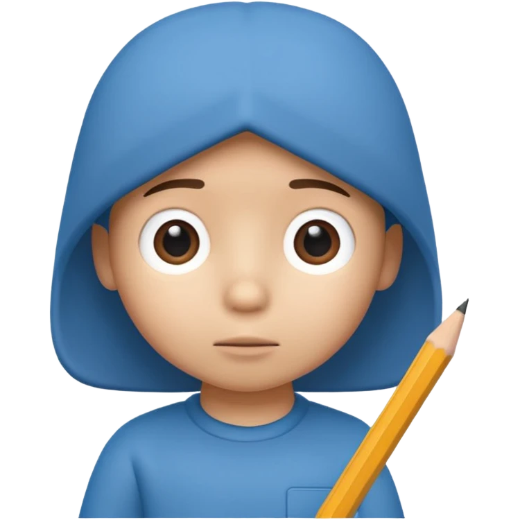 Ders çalışan pocoyo emoji
