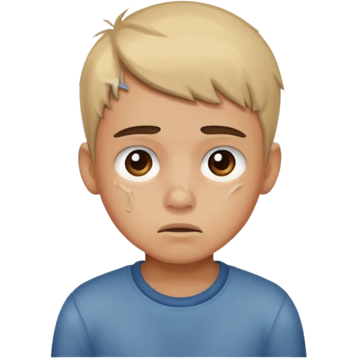 Boy struggling emoji