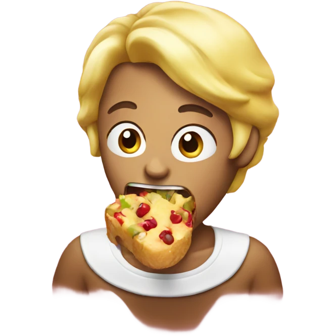 Yummy eating  emoji
