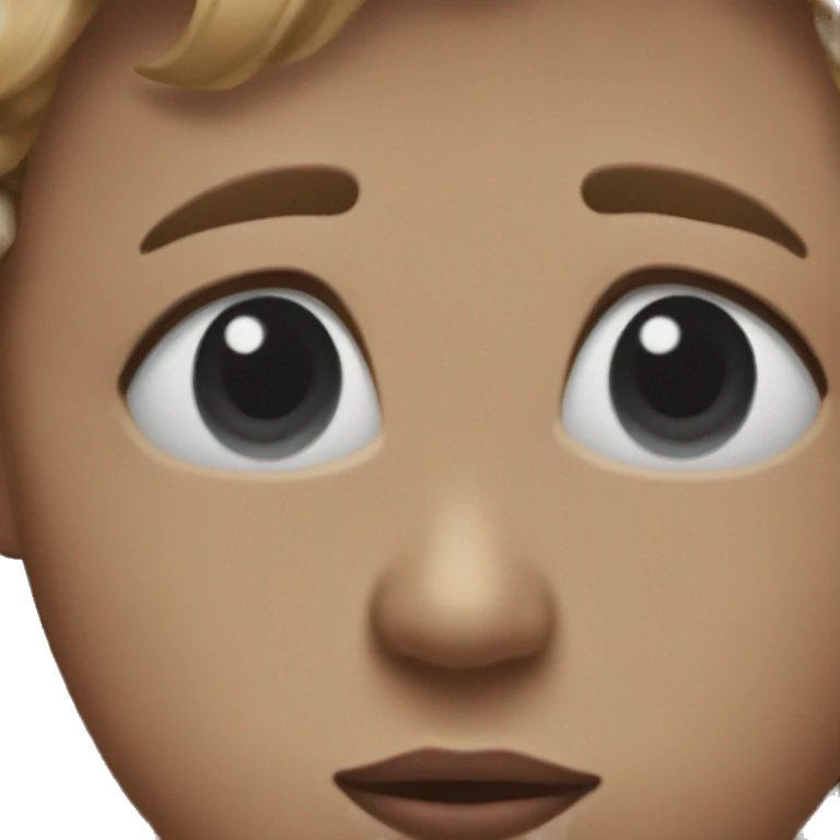 Side eye with a kiss face emoji