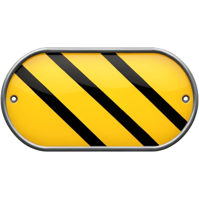 cylindrical  road sign  emoji