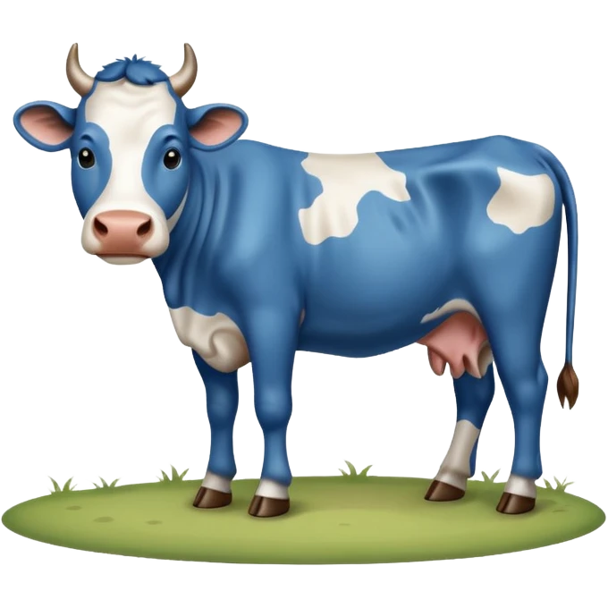 Vaca azul emoji