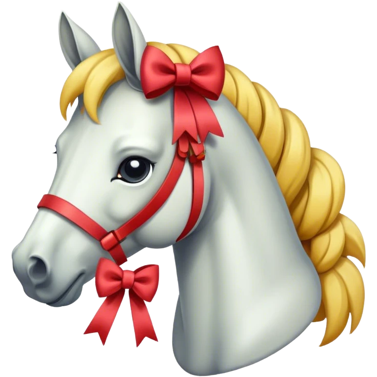 horse with bow emoji