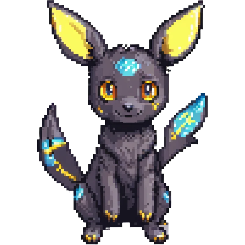 pokemon umbreon playful expression emoji