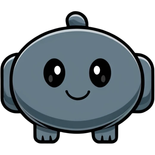 Polack character in cartoon sticker style emoji