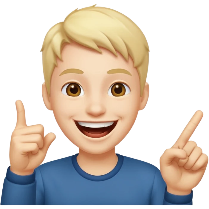 Point and laughing  emoji