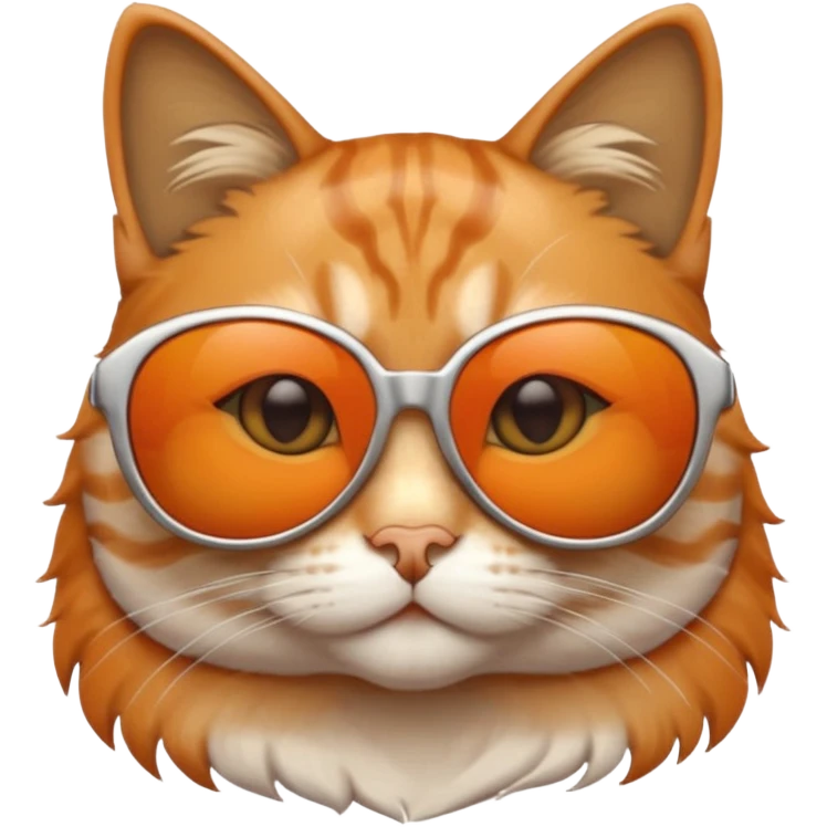 Cat wearing sunglasses emoji