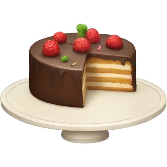 Cake plate emoji