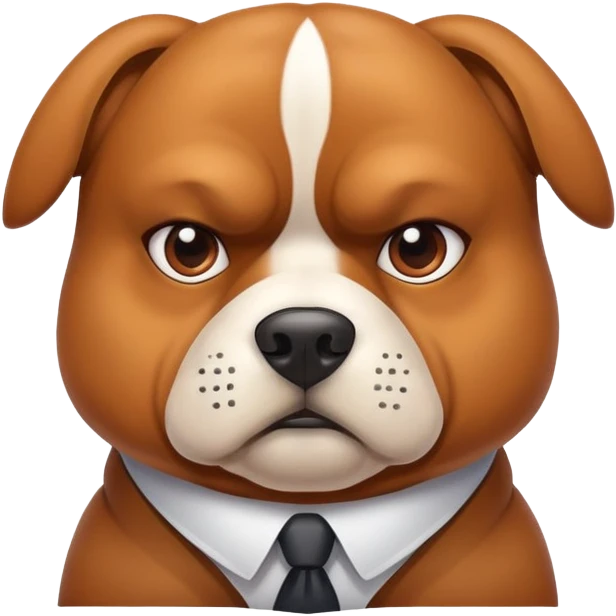 Boss dog emoji