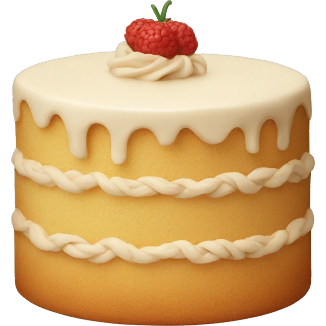 beige cake emoji