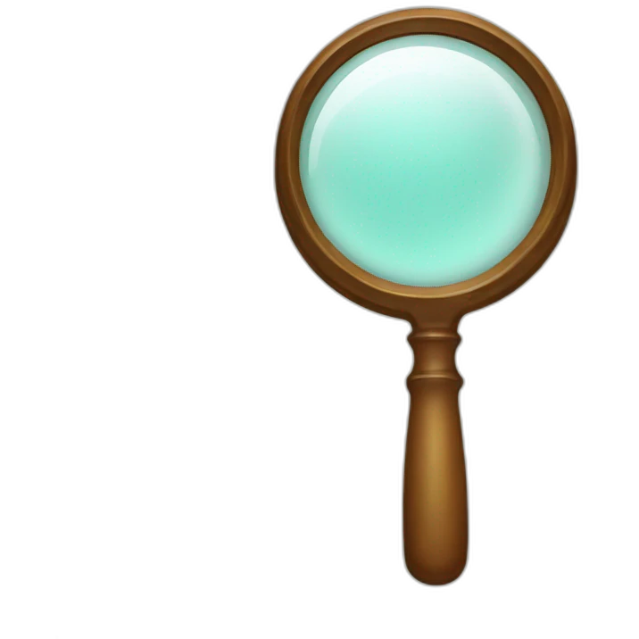 magnifying glass emoji