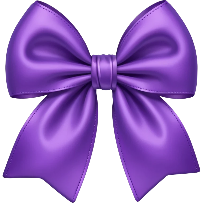 Crea un emoji de moño morado emoji