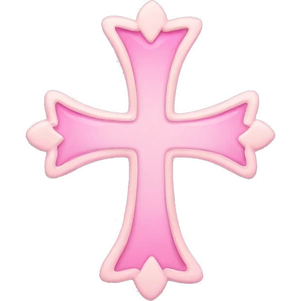 Pink Pastel Cross  emoji