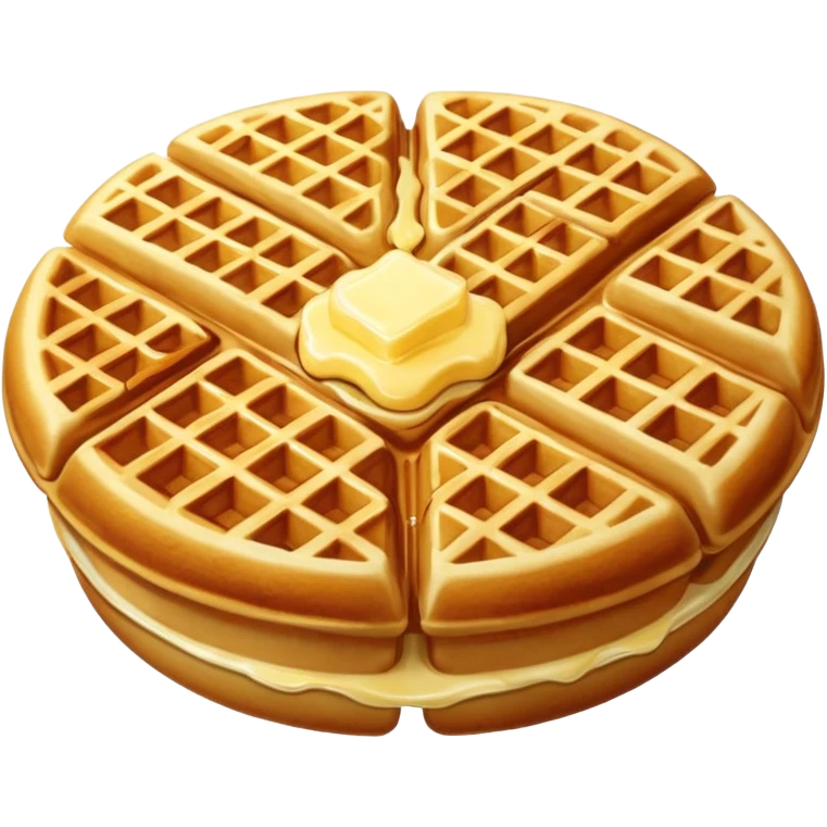 round waffle emoji