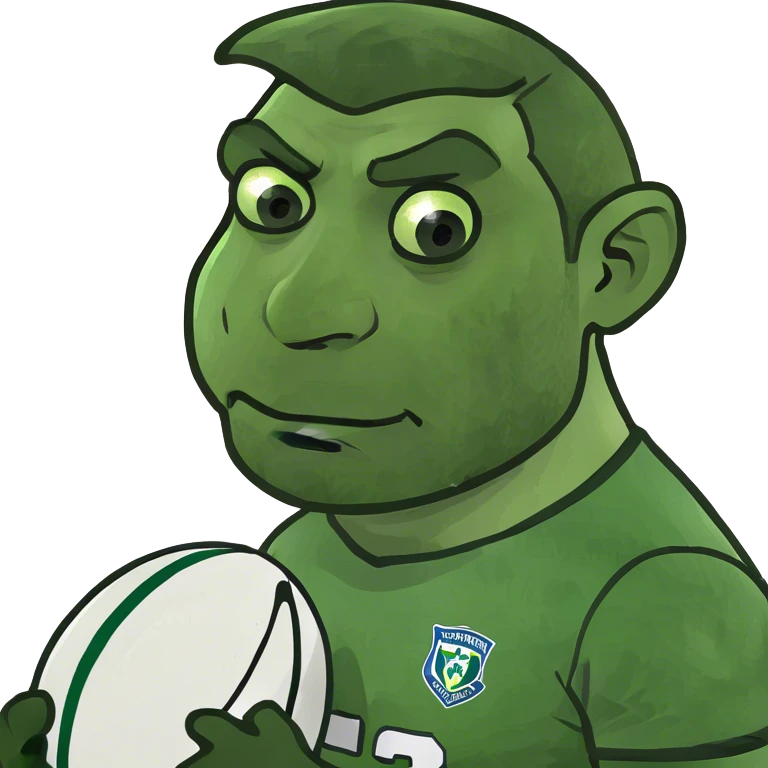 Sad Irish rugby emoji