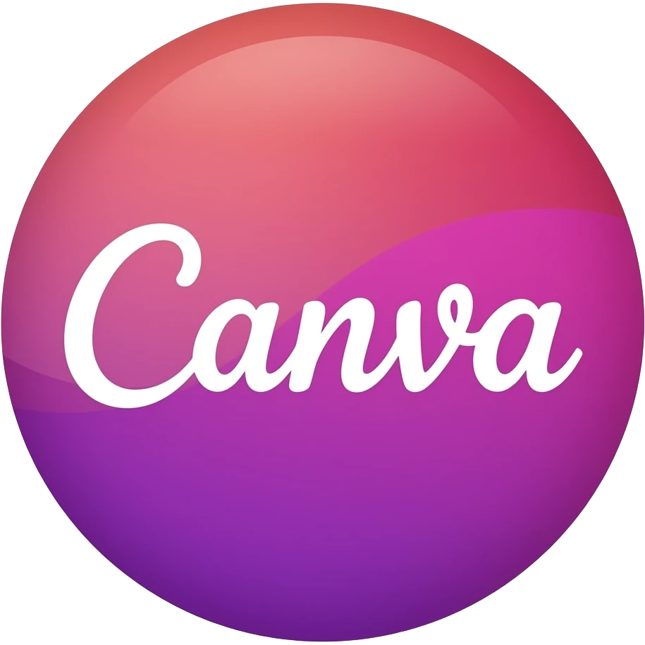 pink Canva logo emoji