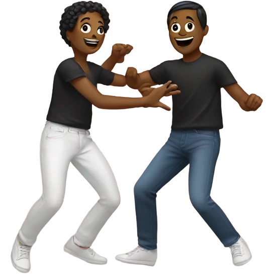 2 friends dancing  emoji