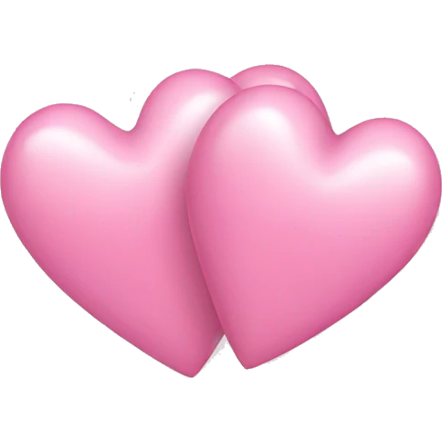 Light pink double heart emoji