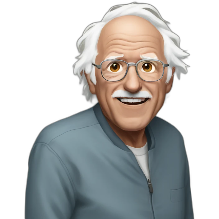 Bernie painting emoji