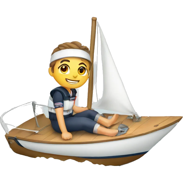 Catamaran sailor emoji
