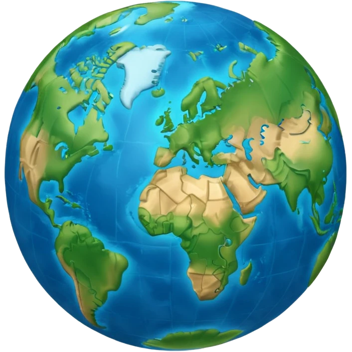 3d earth emoji