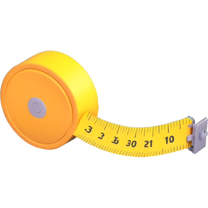 tape measure 3D emoji style emoji