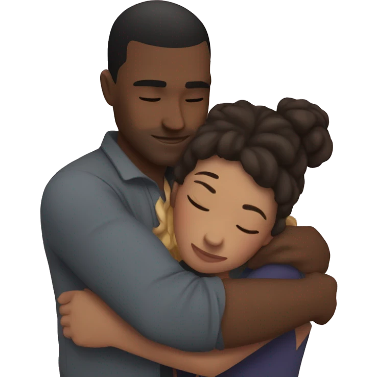 me hugging my girlfriend emoji