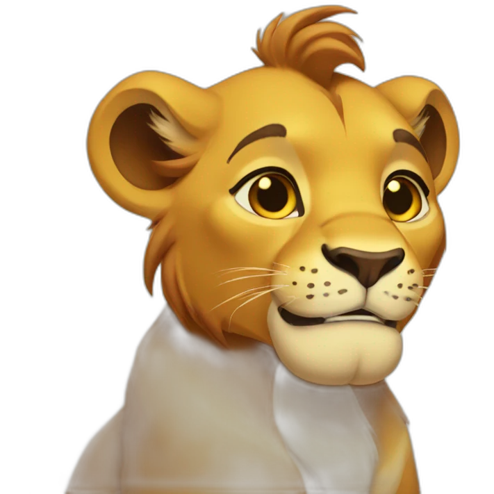 Simba emoji