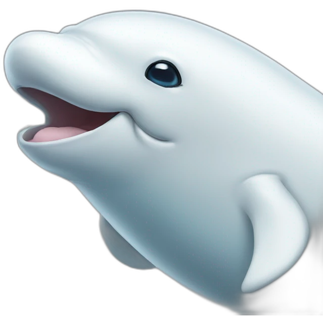 Beluga llorando emoji