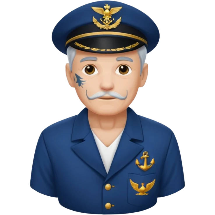 Haz a un marinero antiguo cuerpo entero emoji