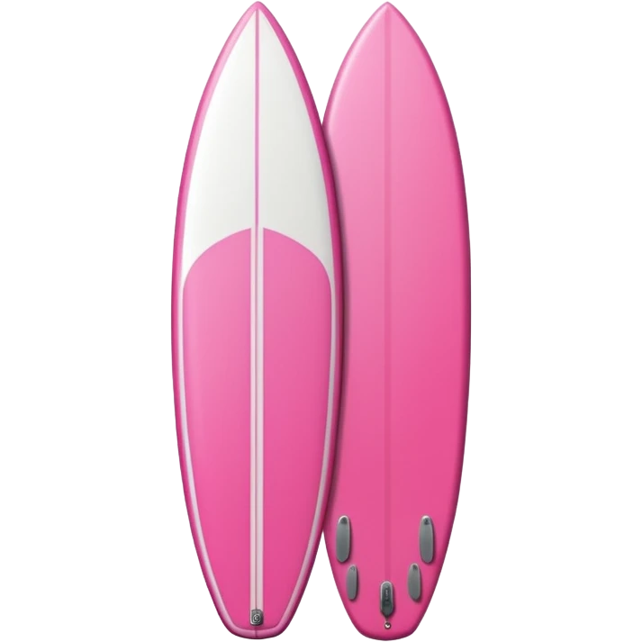 pink surf board emoji