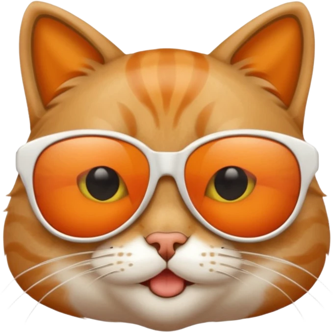 Cat wearing sunglasses emoji
